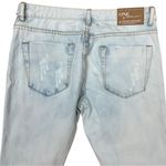 One Teaspoon  Trashed Free Birds Skinny Jeans, Size 28 NWT, Light Wash Distressed Photo 7