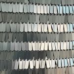 Karina Grimaldi  Hayve Shingle Sequin Silver Pencil Skirt, Size XS  NWOT Photo 5