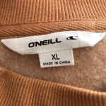 O'Neill Women's Moment Crop Crew Neck Sweatshirt in Tobacco size XL Photo 4