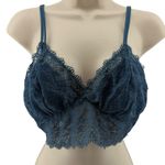 Soma Embraceable Lace Bralette Deep Teal Womens Large Photo 0