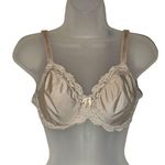 Wacoal Vintage 1990s Beige Underwire Bra Lace Trim 36D Photo 0