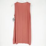 Madewell NWT  Button Front Mini Dress M Autumn Berry Photo 2