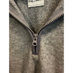 Old Navy  Gray Fleece Quarter-Zip Sweatshirt XL Photo 5