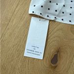 Sasha Therese Top & Midi Skirt Set Polka Dots Lottie Size XS Off White & Black Photo 4