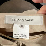 Gerard Darel  Khaki Tan Shirt Dress Lace Up Front Cotton 38 M Medium Lagenlook Photo 12