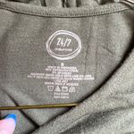 Green Open Shoulder Ruffle Sleeve Shirt Small Photo 2