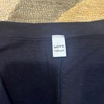 Love Vintage Black Oversized V Neck Short Sleeve T Shirt Women’s Medium Photo 1