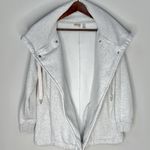 Zella Amazing Cozy Wrap Jacket | Light Gray Fleece | Size S Photo 8