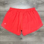 Lululemon  Hotty Hot Low Rise Running Shorts4" Carnation Red Size 8 Photo 1