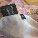 Madison Mathews FOLLY MINI DRESS Pink yellow paisley XS Photo 3