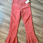 Mother The Cha Cha Chew Pink Corduroy Pants Size 25 NWT Photo 2