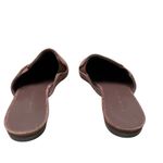Jenni Kayne  Suede Mule Women's 5/35 Dark Brown Pointed Toe Flat Slide Photo 6