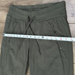 Athleta Trekkie North Mid Rise Jogger Pants Olive Green Size 6P Photo 7
