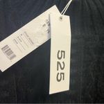 525 America Black Cable Knit Sweater Dress Sz M NWT – Puff Sleeve, Cozy Chic Size M Photo 4