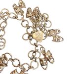 925 Sterling Silver Happy Sad Face Theatre Mask Anklet Vtg 10.25” Estate Find Photo 2