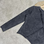 Blackmilk NWT  Raider Acid Sweatshirt Top Asymmetrical Longsleeve Raw Hem Size S Photo 4