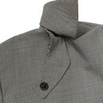 Akris Punto Houndstooth Short-Sleeve Evening Jacket Womens Gray Blazer Suit Coat Photo 9