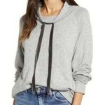Rails  Melange Gray Faith Drawstring Cowl Neck Sweatshirt Size Medium Photo 1