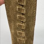 Haute Hippie  | Olive Green Suede/Leather Festival Hobo Bag w/ Matching Mini Bag Photo 5