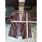 Petite Covington Essentials Blazer Jacket Women's S Gray Lined Single Breasted Photo 8