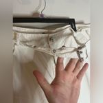 Missguided Plus White Zipper Tactical Cargo WideLeg BaggyLounge Pants Pockets 18 Photo 10