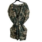 Collective Concepts  women’s Green and Cream Tie-Dye Dress size medium Photo 10