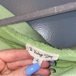 The Vintage Shop Green off the shoulder sweatshirt Photo 2