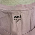 Pact  Women’s Organic Cotton Softspun Scoop Neck Top Pink Size L Photo 2