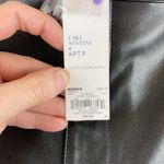 Cara Santana x Apt.9 New Black Vegan Leather High Rise Cargo Pants A149 Size 10 Photo 4