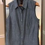 Brit & Bridle‎ Button Down Shirt Size Medium Blue Photo 0