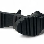 ZARA New  | 38/ 8 | NEOPRENE EFFECT CHELSEA BOOTS Lug Sole Ankle Women's Black Photo 2