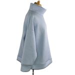 FOR THE REPUBLIC Sz 1X Womens Top Lilac Purple Ribbed Knit Mock Neck Pullover Photo 4