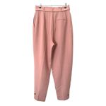 FRANKIE‎ SHOP Elvira Belted Suit Pants Dusty Pink Sz Medium Photo 3