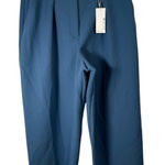 M&S Barrel Dress Pants Blue Career Office Business Capsole NEW Womens 16 Photo 0