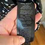 VERO MODA Vera Moda Polka Dot Wrap Dress with 3/4 sleeves. With Ruffles Size Large. NWOT Photo 4
