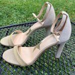 Gianni Bini NEAR NEW! WORN ONCE! GB Ella Quent Ankle Strap Glitter Shoes 7 Photo 4