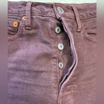 RE/DONE ReDone‎ Women 25 70s Ultra High Rise Stove Pipe Jeans Pants Washed Plum Purple Photo 7