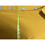 John Mark  Yellow Tunic Top Blouse M 3/4 Sleeve Lagenlook Buttons Photo 5