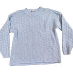 Vintage‎ Bobbie Brooks Periwinkle Textured Knit Large Sweater Purple Photo 0