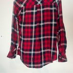 Rails  Hunter Plaid Cherry Navy White Button Up Shirt Size XS Soft Photo 8