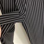 Susan Graver  Striped Pull On Pants Stretchy Women's Size XXS Black White Photo 5