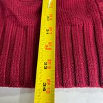 Chico's Chico’s sleeveless long top button open cardigan sweater vest 2 L 12 burgundy Photo 5