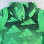 Adidas Green Trefoil Graphic Hoodie Pullover All Over Print Sweatshirt Sweater Photo 9