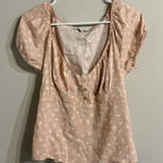 Love Tree Blush Floral Blouse Photo 0