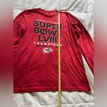 Kansas City Chiefs Super Bowl Red Long Sleeve Shirt size XL Photo 1