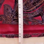 Coldwater Creek  Woman’s Burgundy Cardigan  Paisley Long sleeve Vintage size PL Photo 4