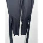 Halara  Womens Black Tie Leg Ballerina Capri Leggings Size M Workout Dance Photo 3