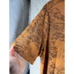 Pont Neuf Womens Dresses Size‎ M Stretch Knit Burnout Midi Orange Size M Photo 3