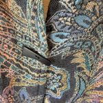 Soft Surroundings  Paloma Pashmina Paisley Jacket Size M Boho Western Multicolor Photo 3