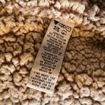 Thread and Supply Sherpa Vest Zip up pockets oatmeal collared neckline Medium Photo 11